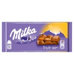 Tablette de chocolat Milka Triple Caramel 90 Gr x 20