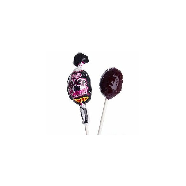 Charms Sucette goût Cerise Noire 18 Gr x 48 - My Candy Shop - Revendeur