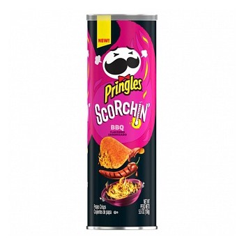 Pringles Scorchin' BBQ 158 Gr x 14