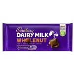Cadburry Dairy Milk Wholenut 180 Gr x 16