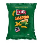 Herr's Jalapeno Cheese Curls 113 Gr x 12