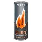 Burn Zero Peach 250ml x 12