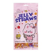 Pailles g&eacute;lifi&eacute;es Jelly Straw 200 Gr x 30