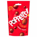 Poppets Chewy Toffee 100 Gr x 9