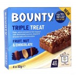 Bounty Triple Treat Fruit & Nut 128 Gr x 10
