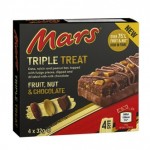 Mars Triple Treat Fruit & Nut 128 Gr x 10