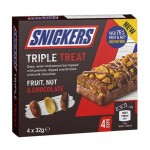 Snickers Triple Treat Fruit & Nut 128 Gr x 10