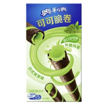 Oreo Cacao Cripsy Roll Japanese Matcha 50 Gr x 24