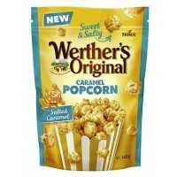 Pop Corn Werther's Original Salted Caramel 140 Gr x 12