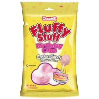 Charms Fluffy Stuff Barbe &agrave; Papa Birthday Cake 60 Gr x 24