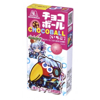Morinaga Chocoball Strawberry 25 Gr x 20