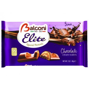 Balconi Elite Chocolate Cream Wafer 86 Gr x 16