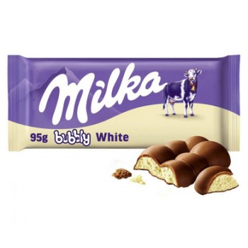 Tablette de chocolat Milka Bubbly White 95 Gr x 15 Tablette de chocolat Milka Bubbly White 95 Gr x 15