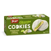 Cookies Pistachio Cream White Choc 128 Gr x 18