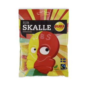 Bubs Sour Skalle 90 Gr x 16