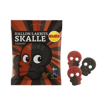 Bubs Hallon Lakrits Skalle 90 Gr x 16 Bubs Hallon Lakrits Skalle 90 Gr x 16