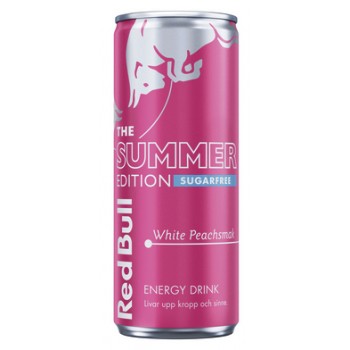 Red Bull SugarFree White Peach Summer Edition 250 ml x 24 Red Bull SugarFree White Peach Summer Edition 250 ml x 24