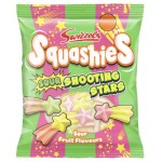 Swizzels Squashies Sour Shooting Stars 120 Gr x 12