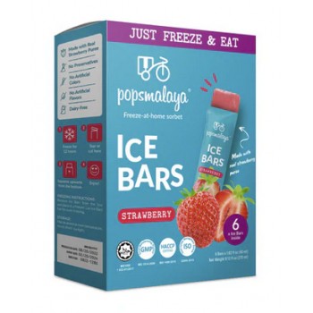 Pops Malaya Sorbet Strawberry 270 ml x 12 Pops Malaya Sorbet Strawberry 270 ml x 12