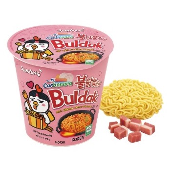 Samyang Buldak Hot Chicken Ramen Carbonara Bol 80 Gr x 6 Samyang Buldak Hot Chicken Ramen Carbonara Bol 80 Gr x 6