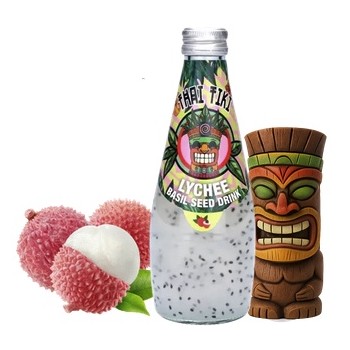 Basil Drink Thai Tiki Lychee 290 ml x 24
