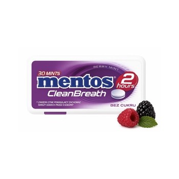 Mentos CleanBreath Berry 21 Gr x 12