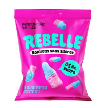 Rebelle Bouteilles Roses et Bleues 50 Gr x 12
