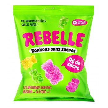 Rebelle Bonbons Oursons Acidul&eacute;s 50 Gr x 12