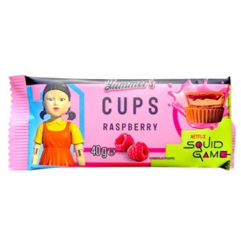 Squid Game Raspberry Peanut Butter Cups 40 Gr x 28