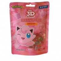 Peeling 3D Gummies Pokemon Strawberry 56 Gr x 48