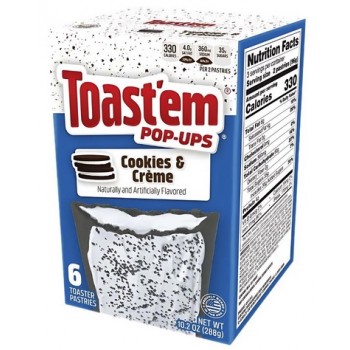 Toast'em Frosted Cookies&Creme 288 Gr x 12