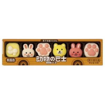 Marshmallow Cute Animal Bus 80 Gr x 24
