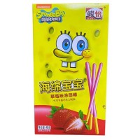 Stick Fraise Bob l'&eacute;ponge 21 Gr x 36