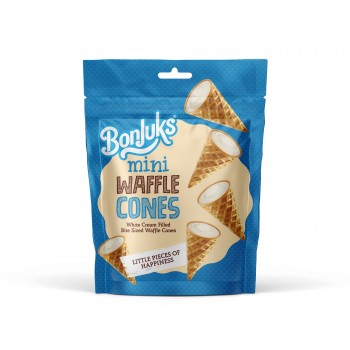 Bonjuks Cornet White Chocolate 50 Gr x 12