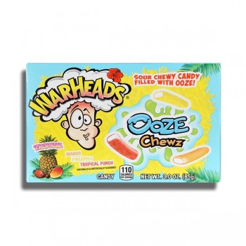 Warheads Ooze Chewz Tropical 85 Gr x 12