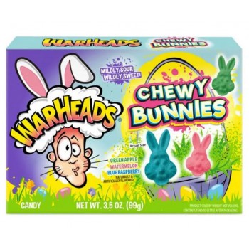 Warheads Chewy Bunnies 99 Gr x 12