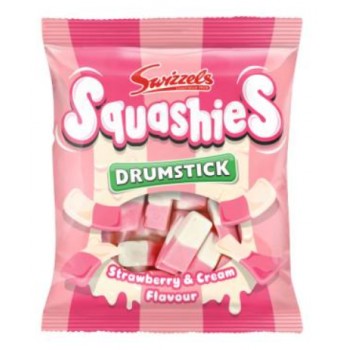 Swizzels Drumstick Squashies Strawberry & Cream 120 Gr x 12