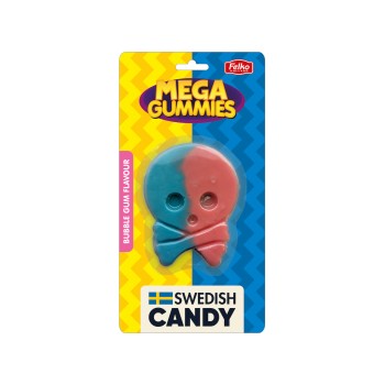 Maxi Gummy Swedish Candy Skull 120 Gr x 14