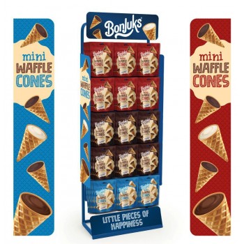 Pr&eacute;sentoir Pr&eacute;-rempli Bonjuks Cornet - 180 uvc x 1