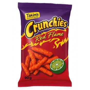 Takim's Crunchies Red Flame Chili & Lime 90 Gr x 24