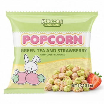 Popsmile Green Tea & Strawberry PopCorn 35 Gr x 16
