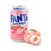 Fanta Peach Korea Zero 350 ml x 24