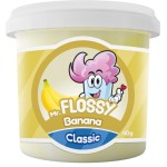 Mr Flossy Barbe &agrave; papa Classic Banane 40 Gr x 12