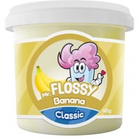 Mr Flossy Barbe &agrave; papa Classic Banane 40 Gr x 12