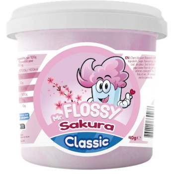 Mr Flossy Barbe &agrave; papa Classic Sakura 40 Gr x 12