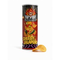 Dr Fire Chips Cheesy Jalapeno 80 Gr x 20