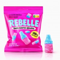Rebelle Bouteilles Roses et Bleues 50 Gr x 12