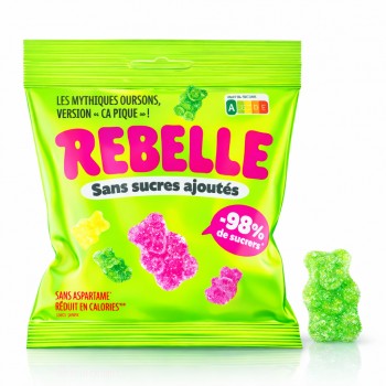 Rebelle Bonbons Oursons Acidul&eacute;s 50 Gr x 12