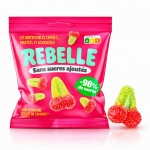 Rebelle Bonbons Cerises Acidul&eacute;es 50 Gr x 12