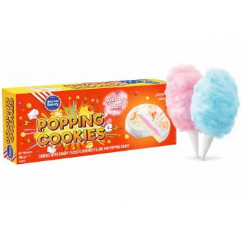 Popping Cookies Barbe &agrave; Papa 96 Gr x 18